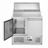 Outlet Hendi Arktic Saladette met 2 deuren en verhoogde GN vitrine 300L