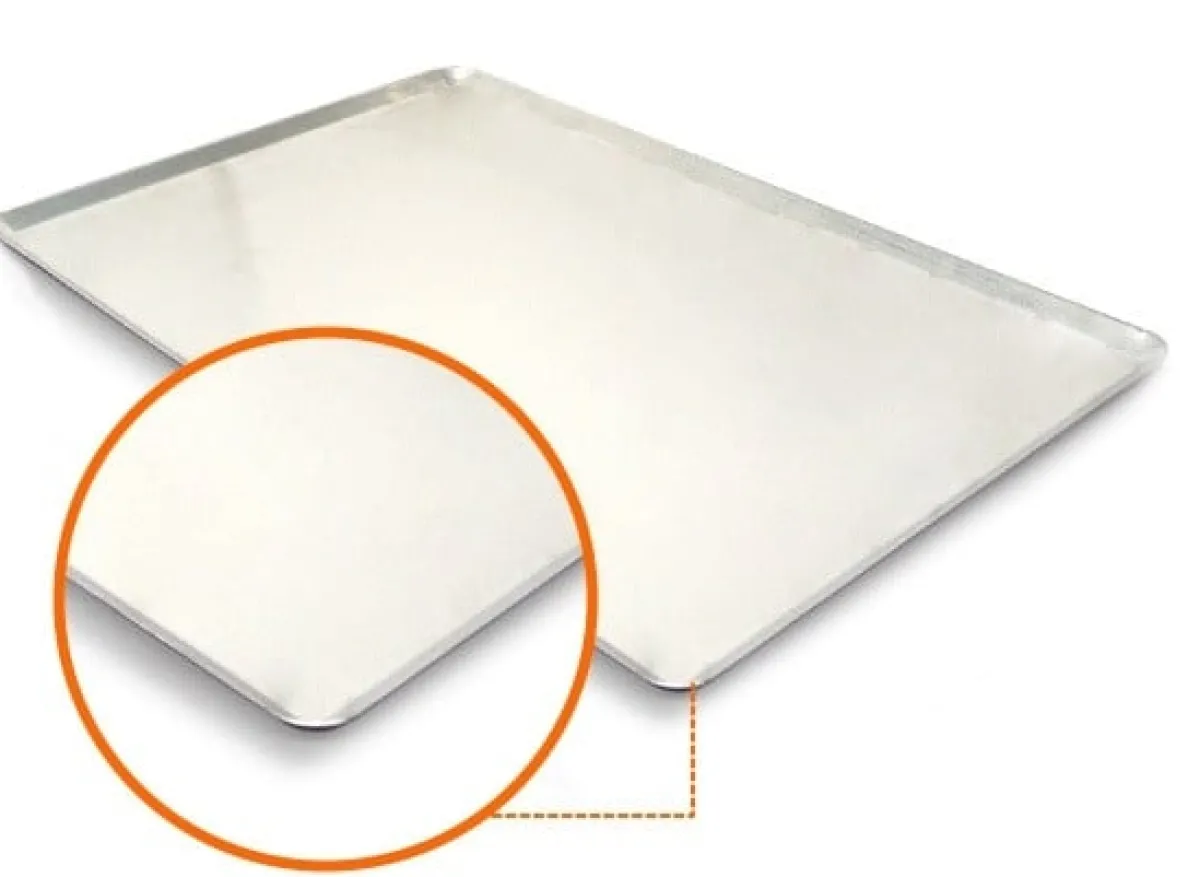 Sale Overig Bakplaat Aluminium 60x40cm (dichte hoeken 45°)