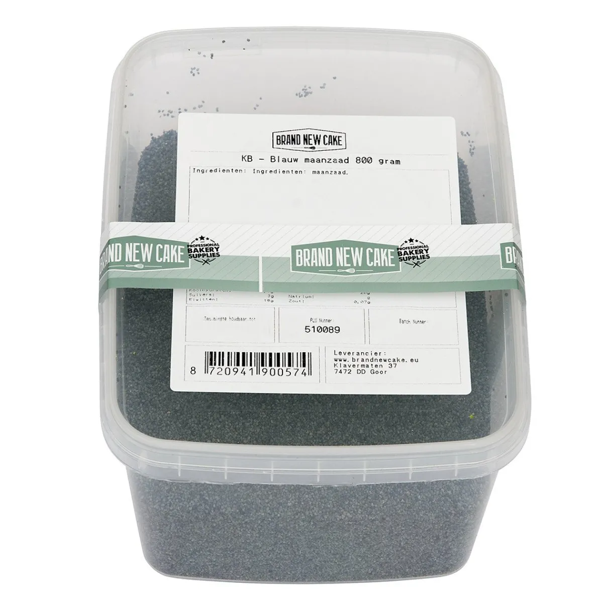 BrandNewCake Blauw Maanzaad 1kg