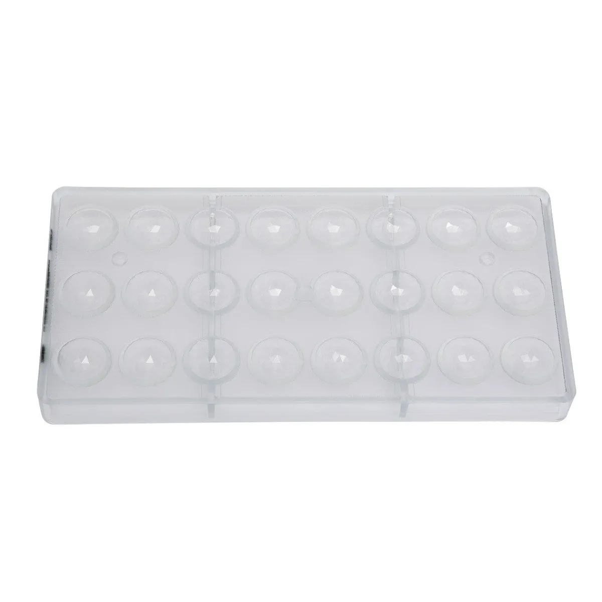 Clearance Chocolate World Bonbonvorm Bol Facet (24x) 25x12mm