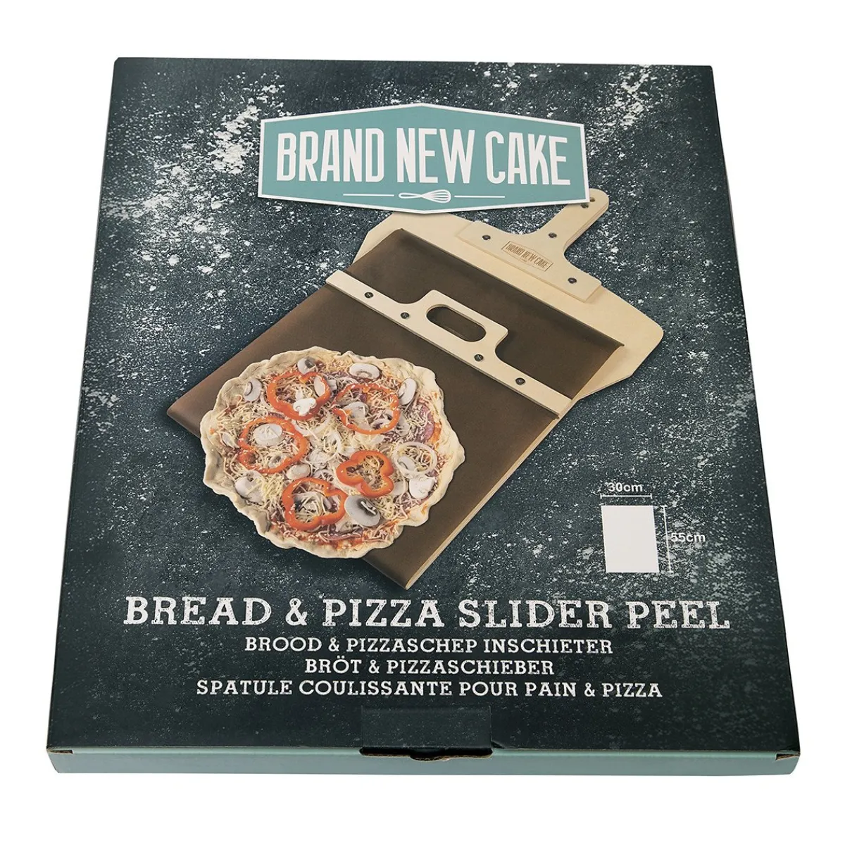 Outlet BrandNewCake Brood / Pizzaschep inschieter 55x30cm