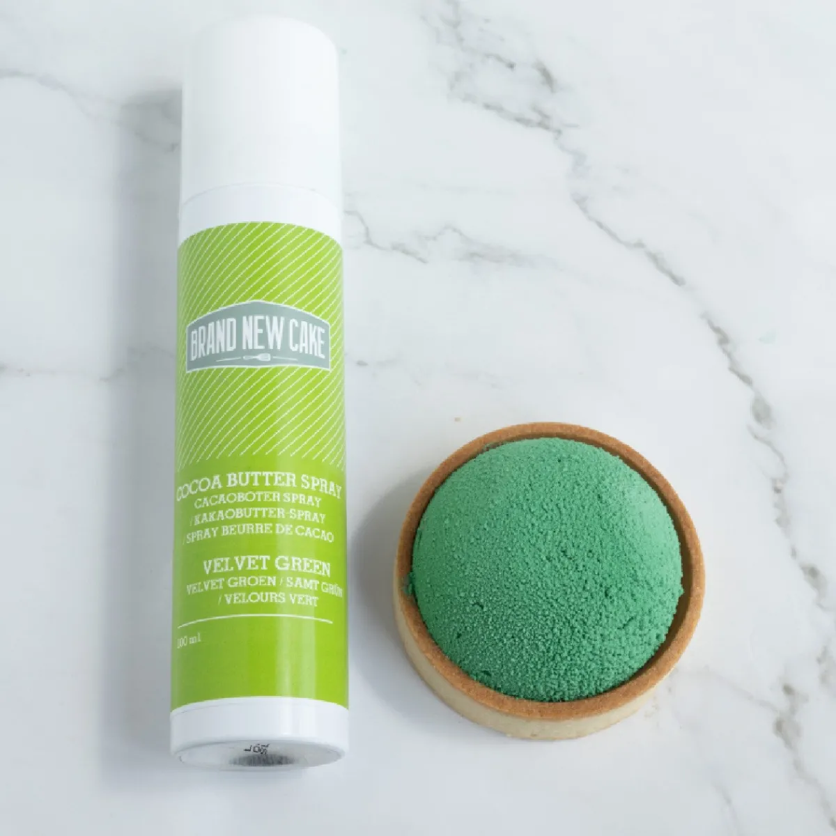 BrandNewCake Cacaoboter spray Velvet Groen 100ml