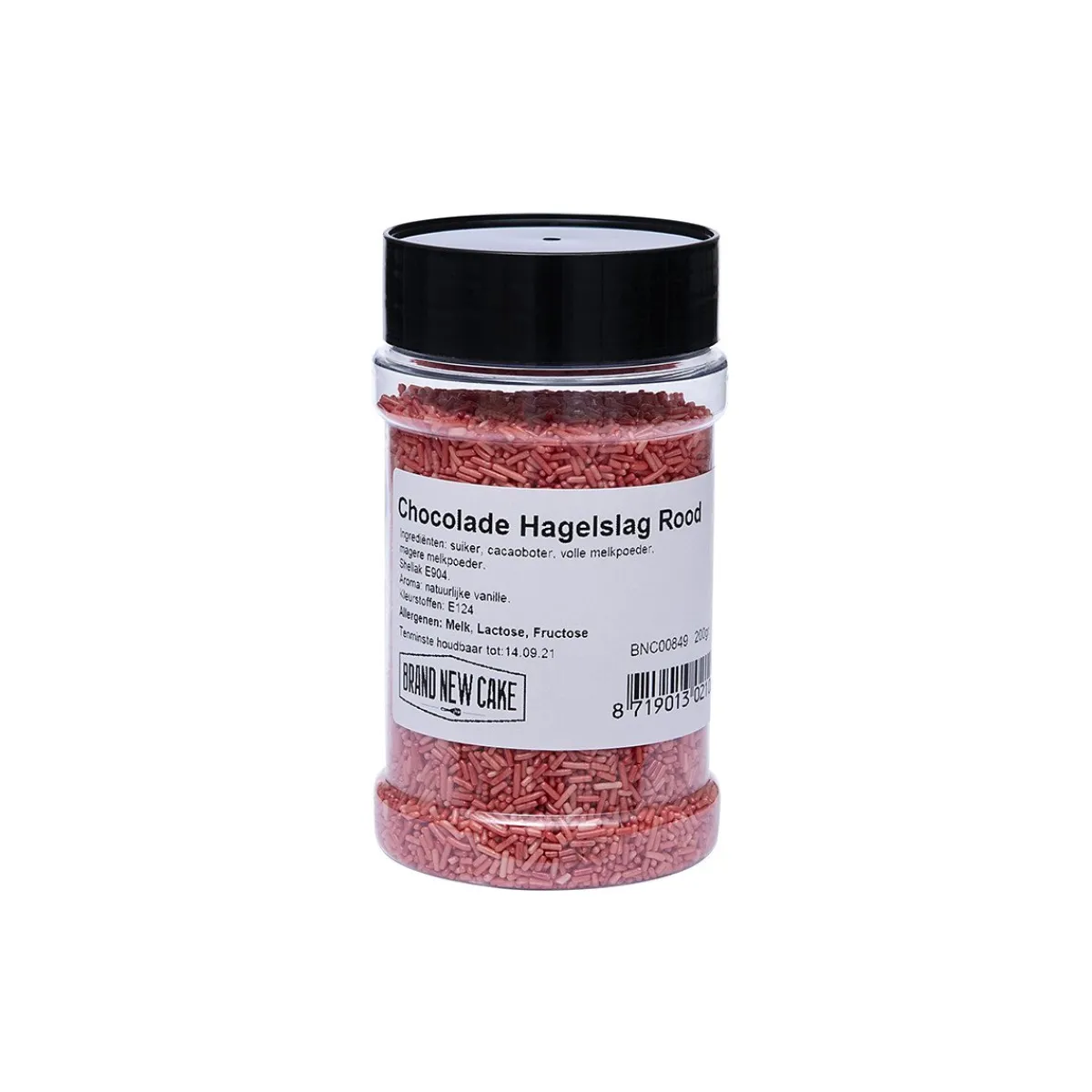 Best BrandNewCake Chocolade Hagelslag Rood 200g