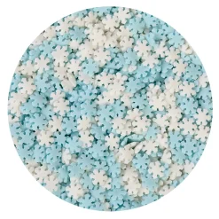 New BrandNewCake Confetti Sneeuwvlokken Blauw/Wit 500gr.
