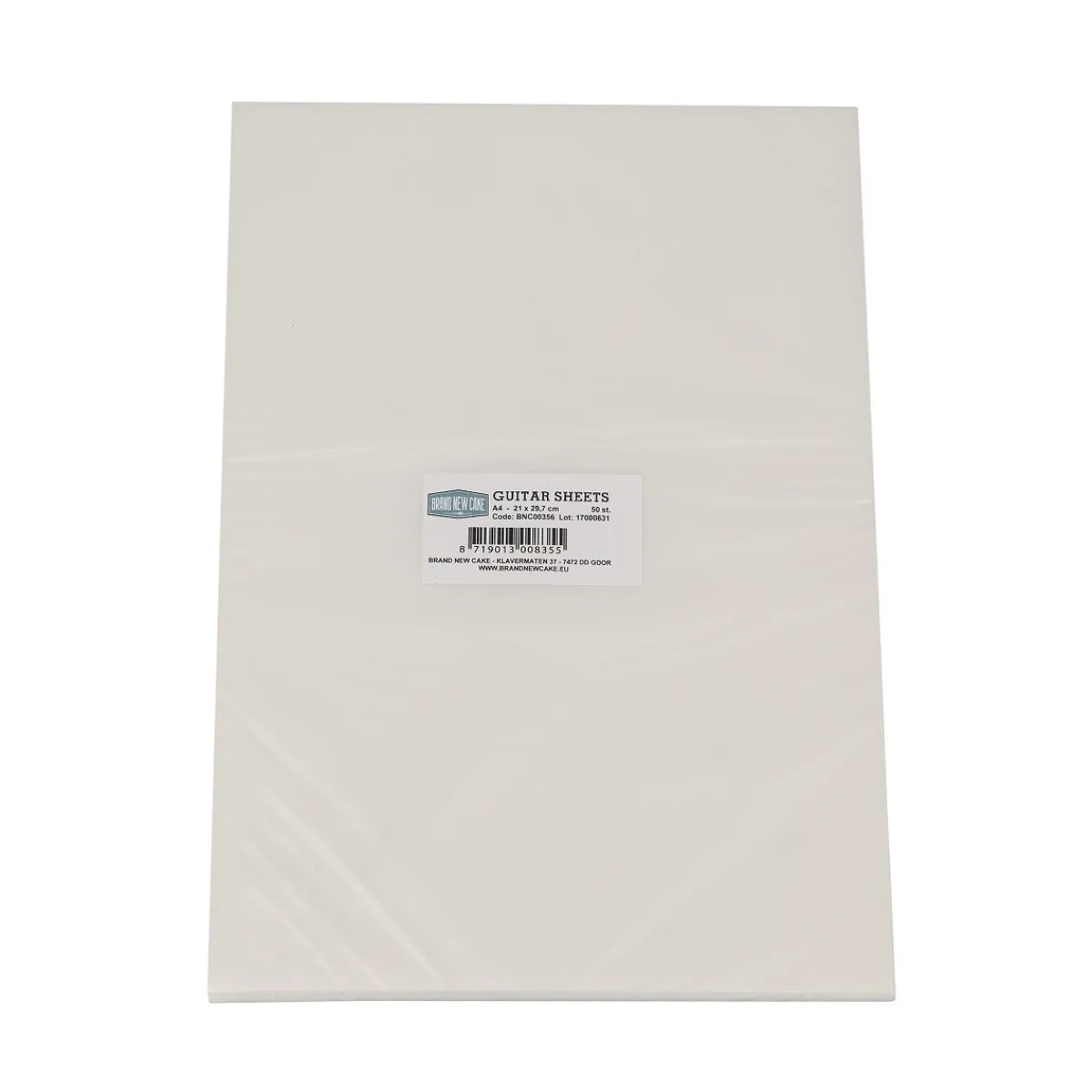 Outlet BrandNewCake Guitar sheets A4-formaat 21x30cm 50 stuks