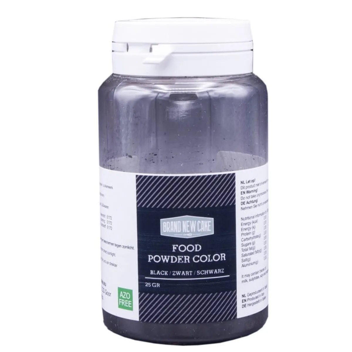 Clearance BrandNewCake Kleurpoeder Zwart 25g (vette massa)