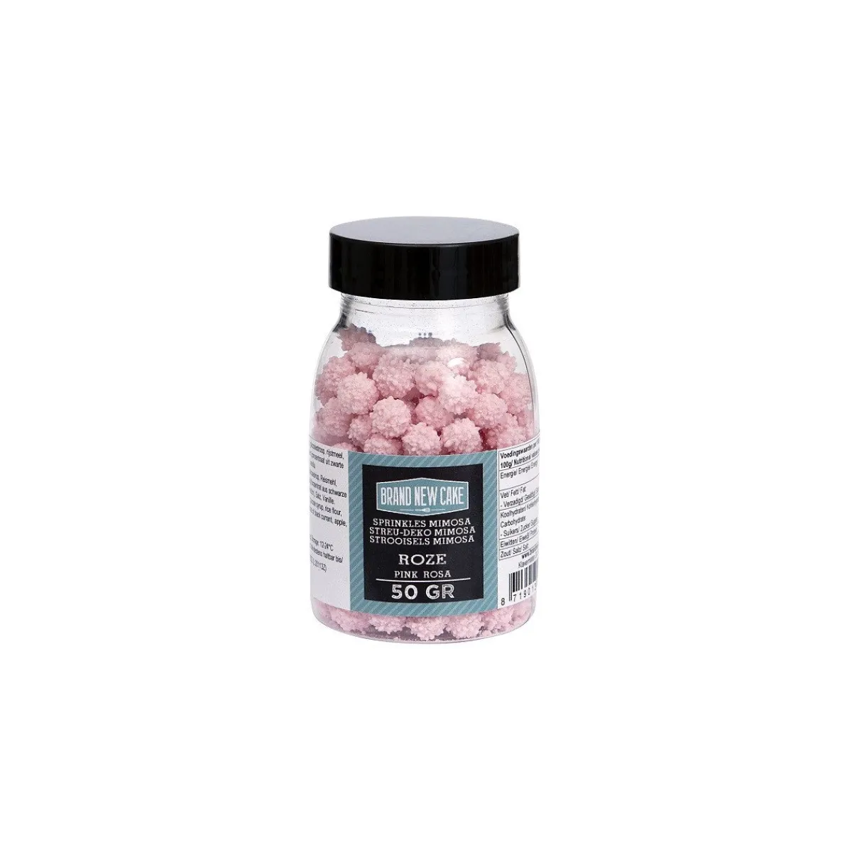 Sale BrandNewCake Mimosa Sprinkles Roze 50gr.