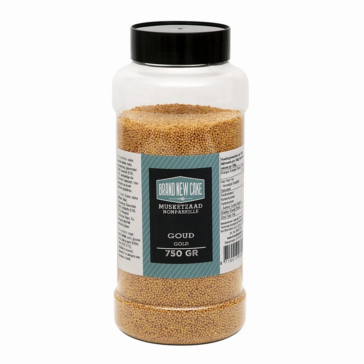 Best BrandNewCake Musketzaad Goud 750gr.