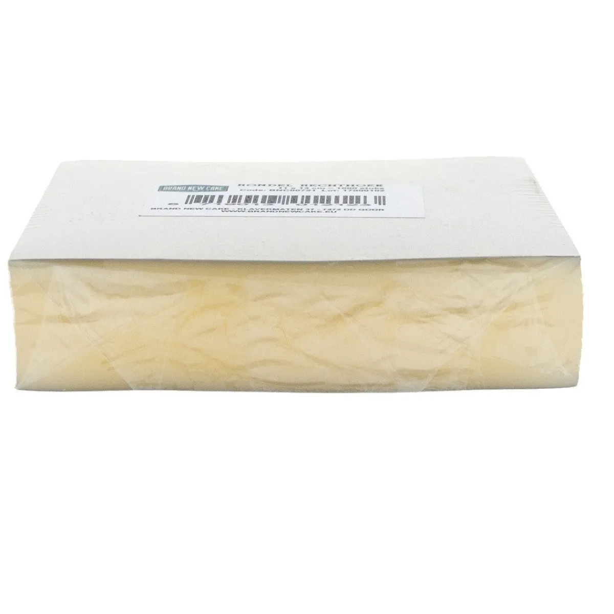 Discount BrandNewCake Rondel Rechthoek 11x13cm 1000 stuks