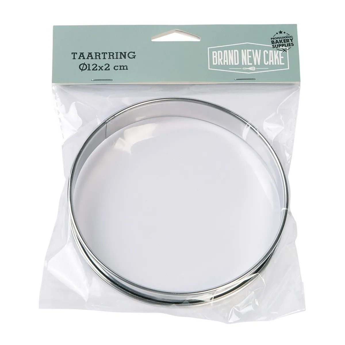 Online BrandNewCake Taartring RVS Ø12x2cm