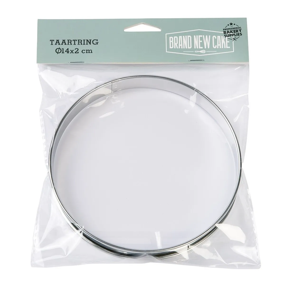 Outlet BrandNewCake Taartring RVS Ø14x2cm**
