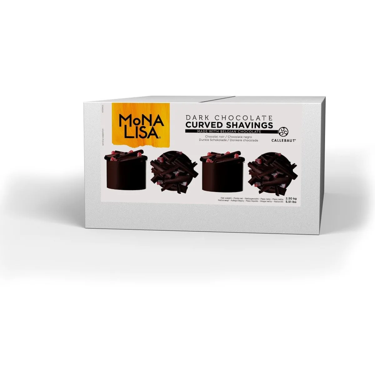 Best Callebaut Chocolade Curved Schaafsel Puur 2,5kg