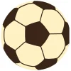 New Callebaut Chocoladedecoratie Voetbal 189st