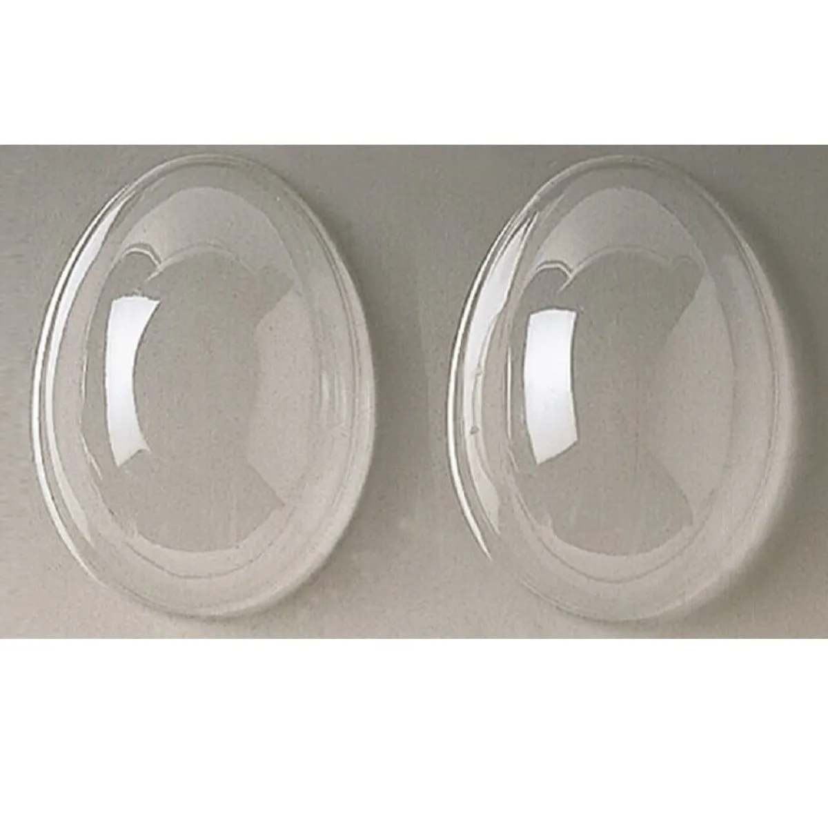 Clearance Martellato Chocolade Holvorm Pasen Half-Ei Glad (2x) 15,4x11x5,5cm.