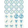 Discount Overig Chocoladedecoratie Baby Boy Ø3cm 96st