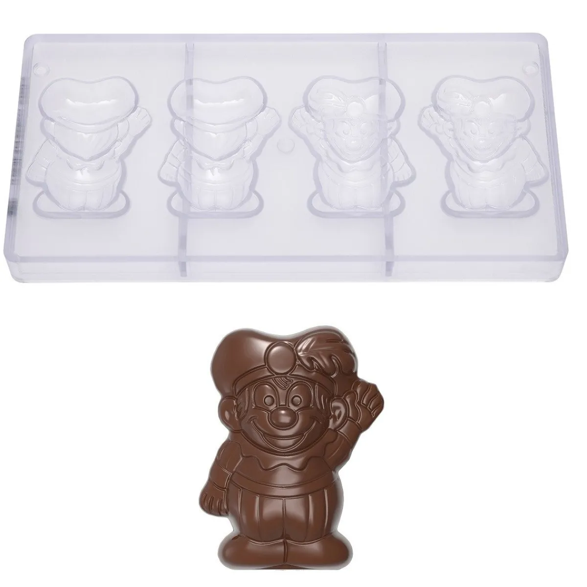Discount Chocolate World Chocolademal Piet Zwaait (4x) 79x60x18mm