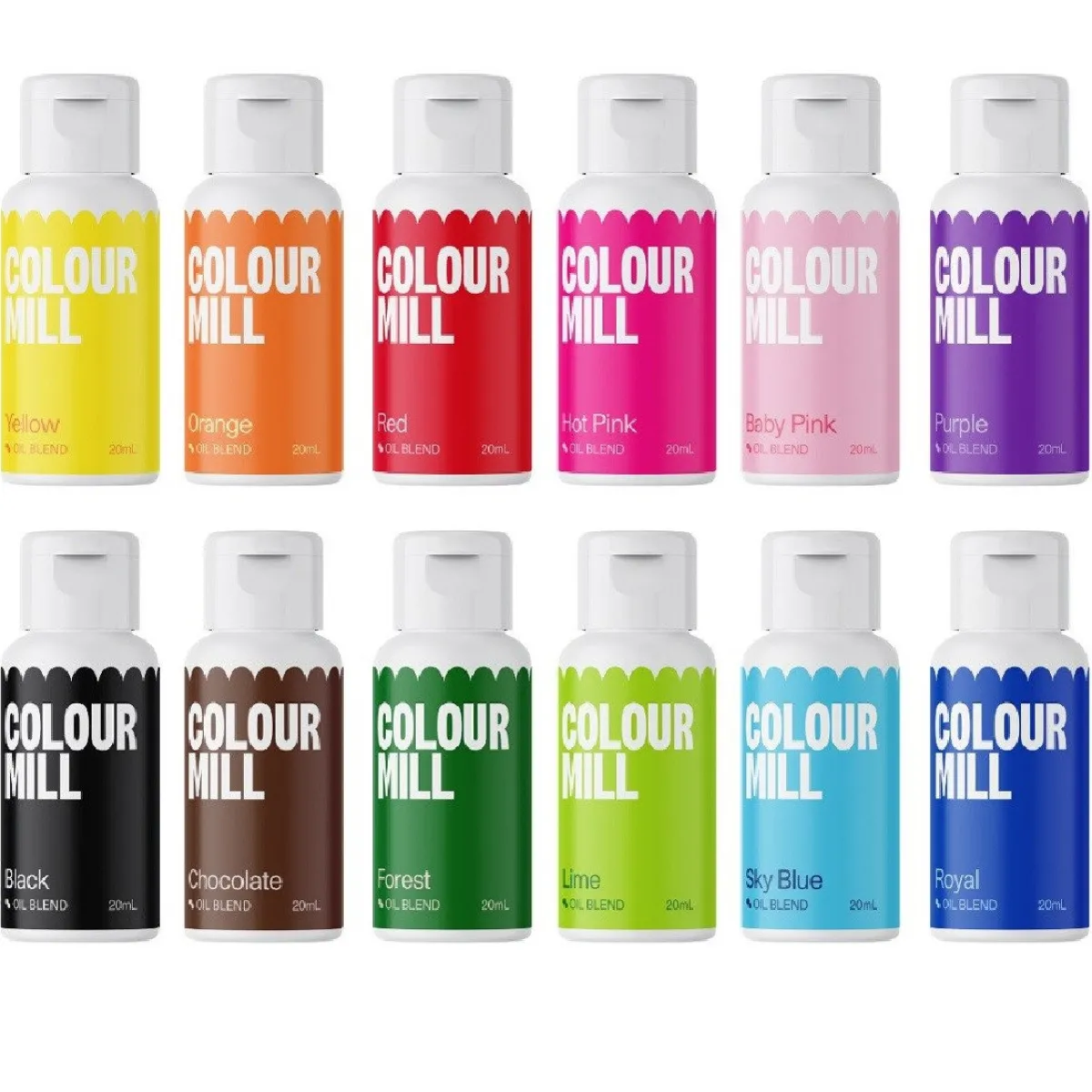 Hot Colour Mill Kleurstof Oil Blend Kickstarter Set/12