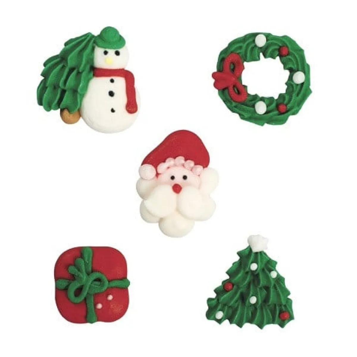 Culpitt Suikerdecoratie Kerst Assortiment 250st.