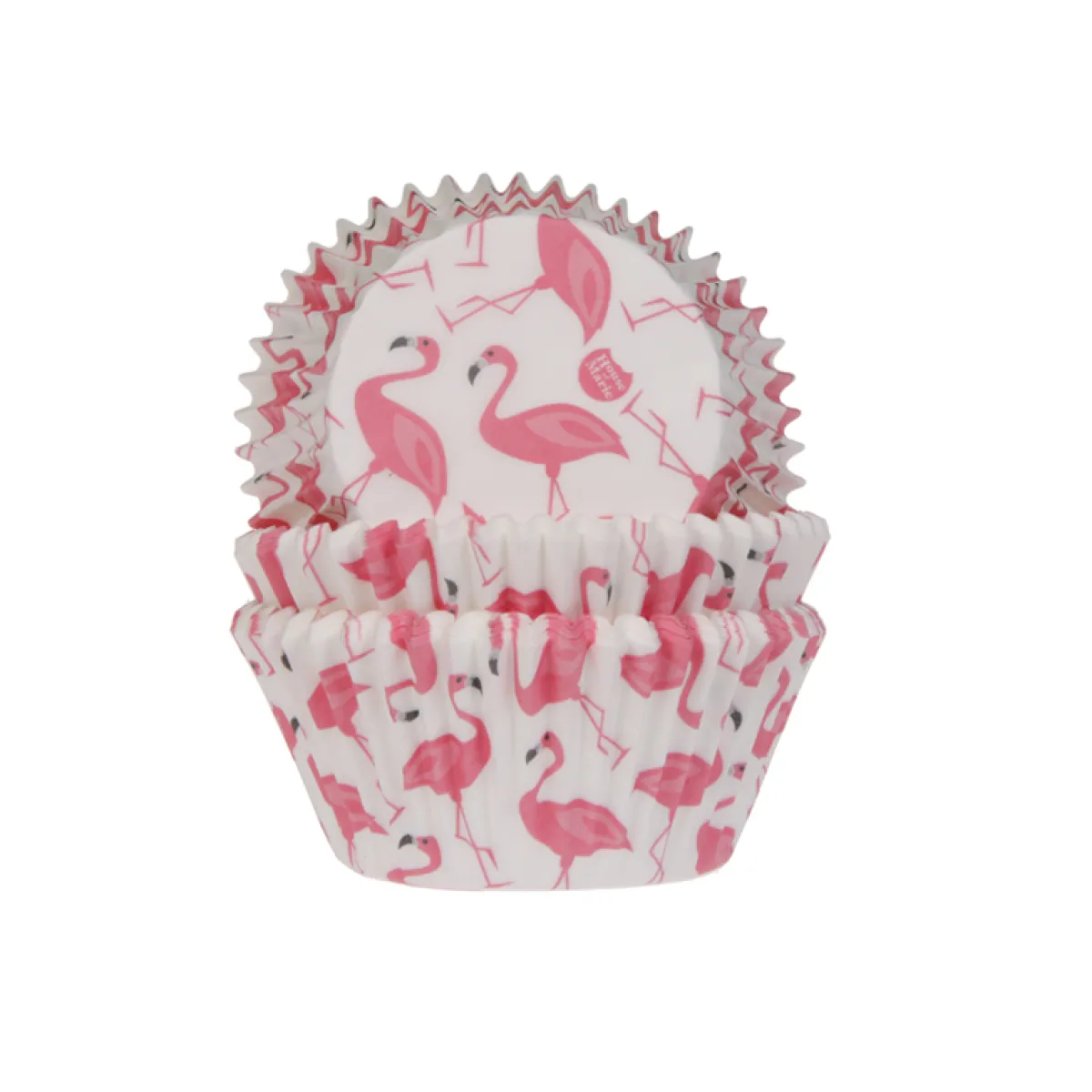 Discount House of Marie Cupcake Vormpjes HoM Flamingo 50x33mm. 50st.