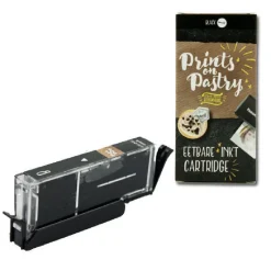New Prints on Pastry Eetbare Inkt Cartridge Zwart-klein XL (CLI-571B)