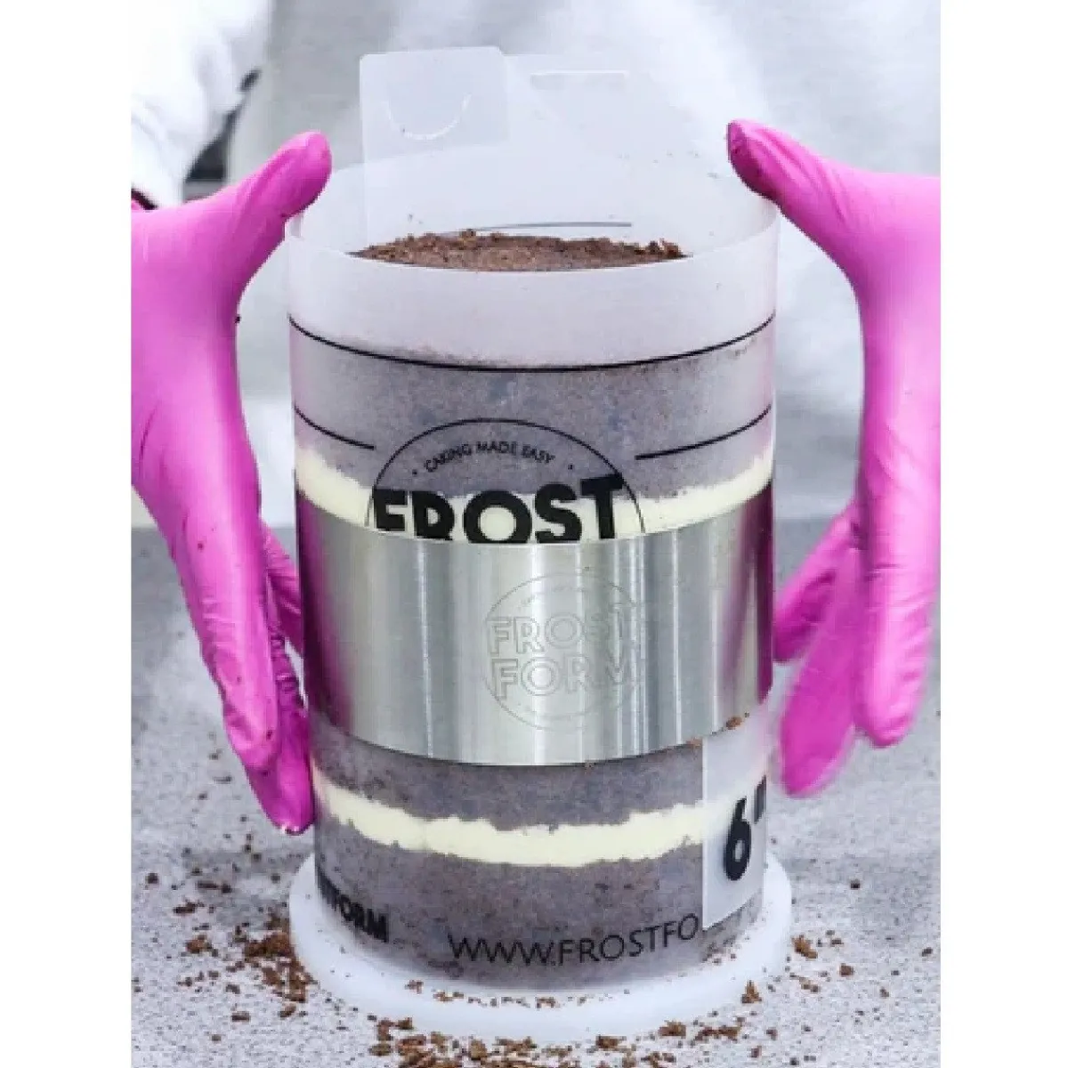 Outlet Frost Form Taart Coating Kit Rond 18cm