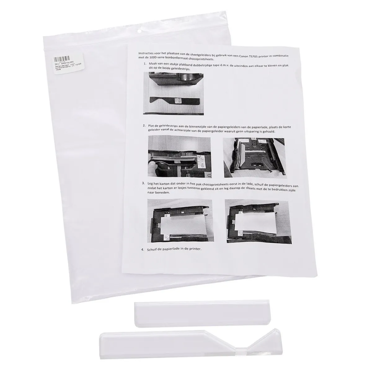 Best Geleiderset voor Bonbonsheets in TS705 Lade