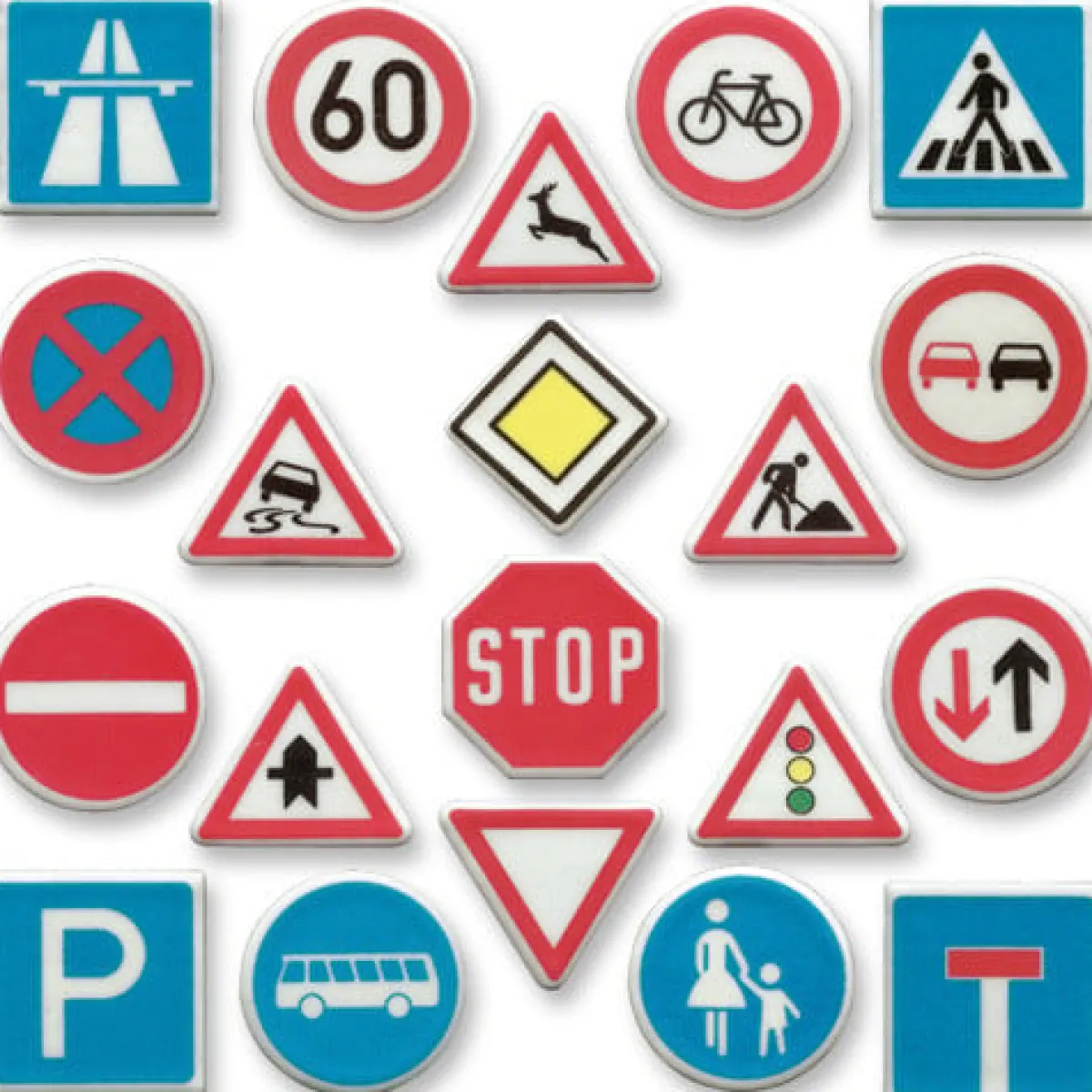 Online Günthart Fondantschildjes Verkeersborden 100st.