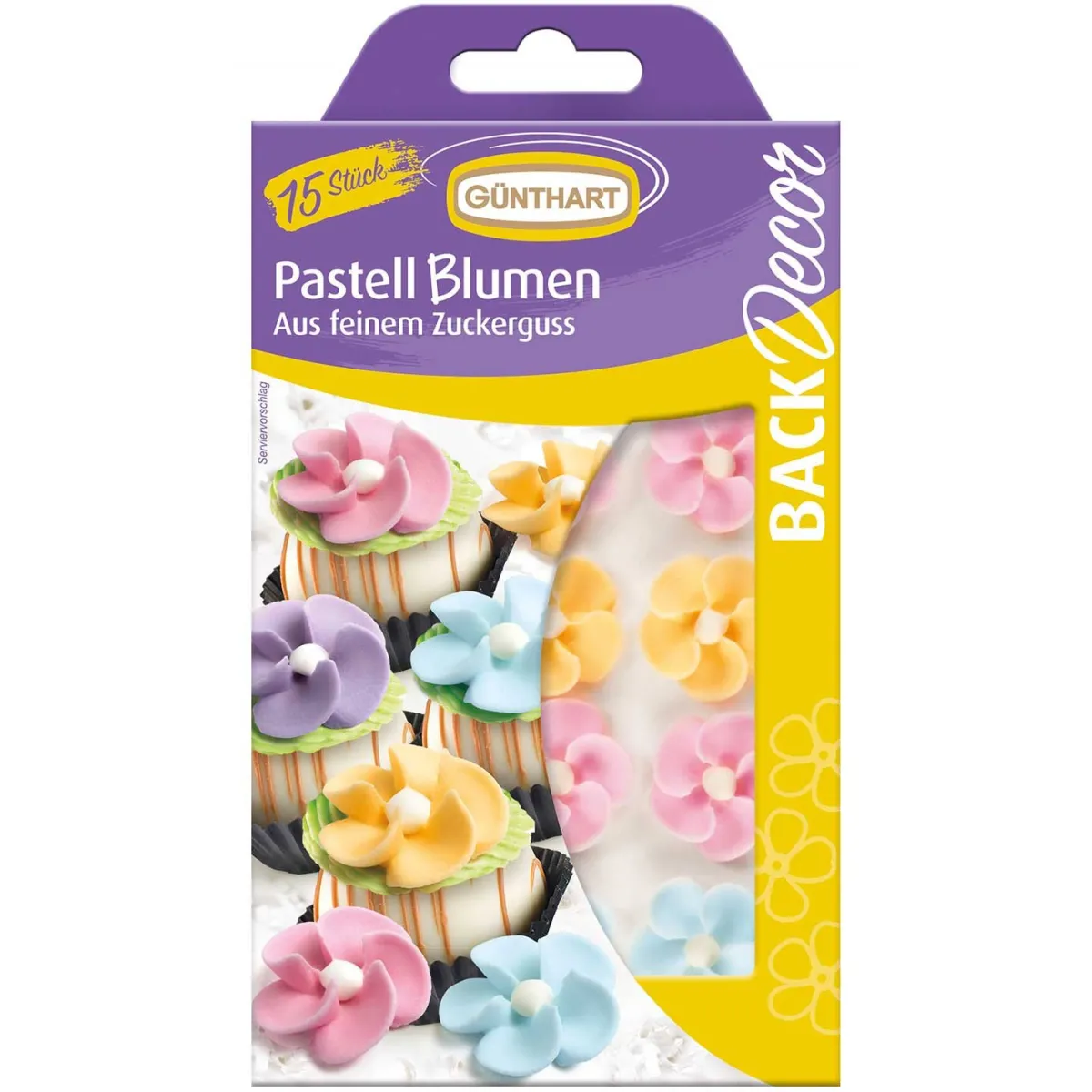 Online Günthart Suikerdecoratie Bloemen Pastel 15st.
