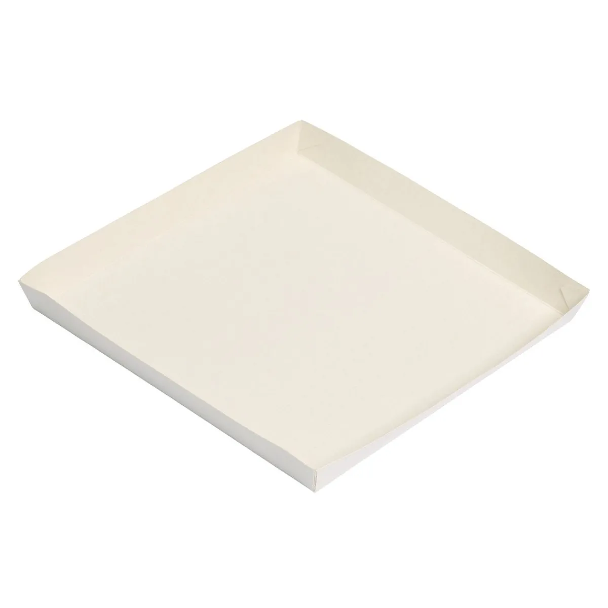 Online Overig Kartonnen Schaal Conisch 24,5x24,5x2,5cm 150st.**