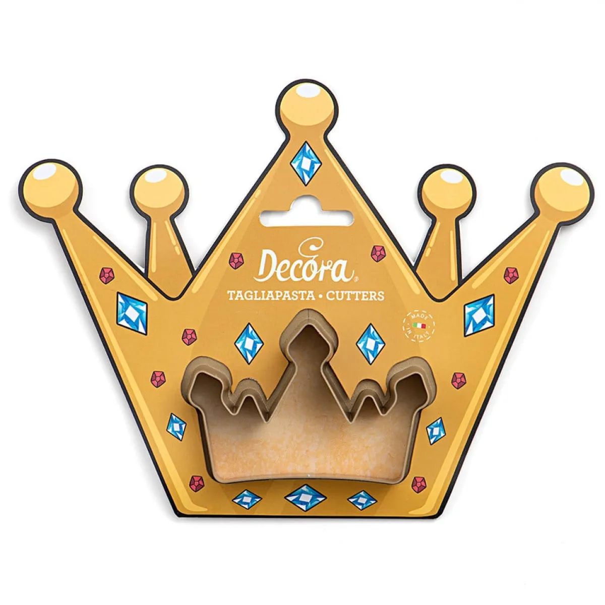 New Decora Koekjes Uitsteker Kroon 7x5x2,2(h) cm