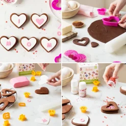 Best Decora Koekjes Uitstekers Cijfers en Alfabet Set/36