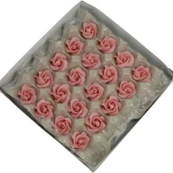 Online Overig Marsepein rozen 5 blads 35mm 10 stuks, Roze Luxe