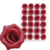 Overig Marsepein Rozen Bordeaux 6-blads 25mm (24 st.)
