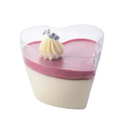 Clearance Martellato Lepelgebak cups Hart (100 ml) / 100 stuks