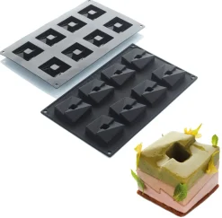 Best Martellato Siliconen Vorm Cube 50x50mm (8) Set/2**