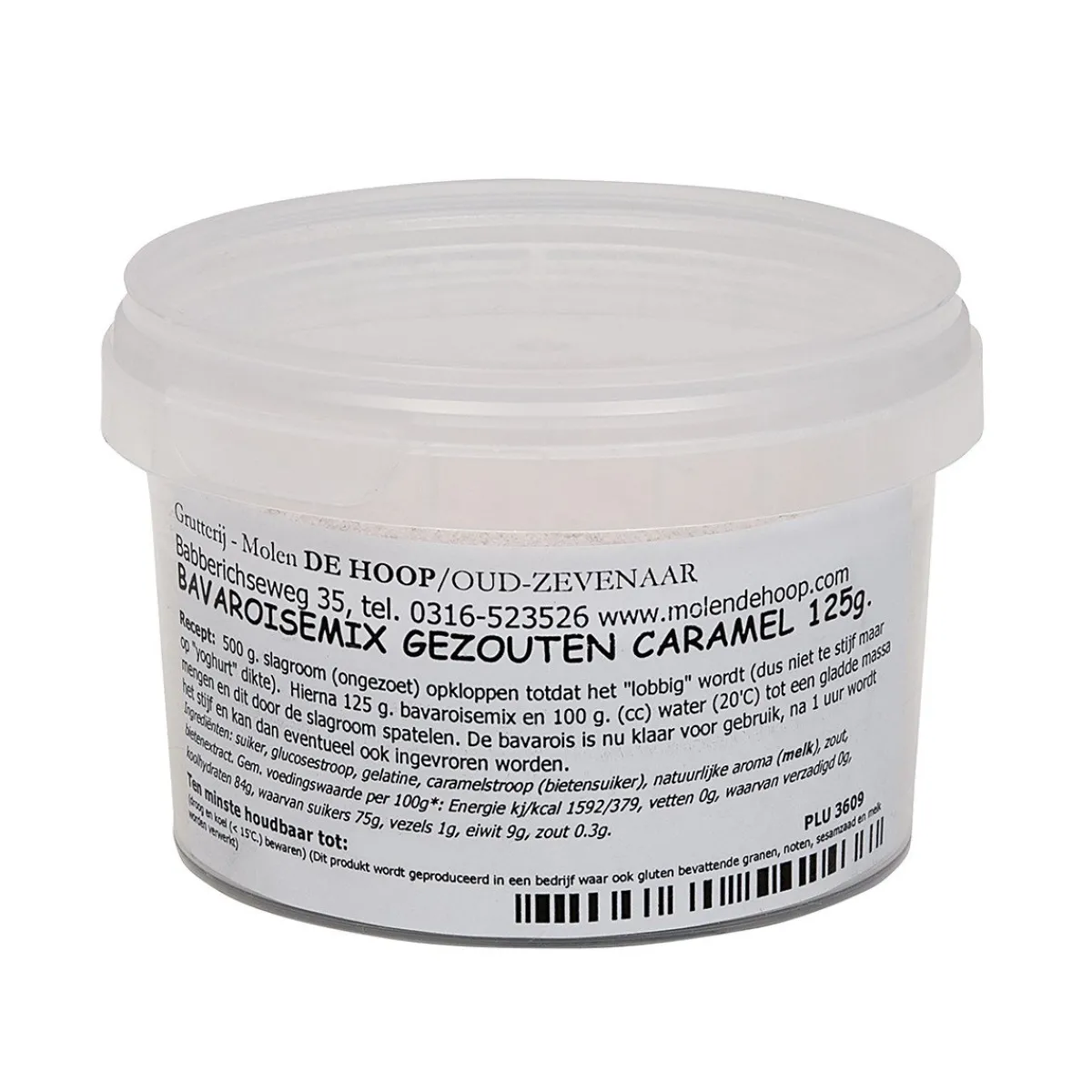 Clearance Molen de Hoop Bavaroise Gezouten Caramel 125g
