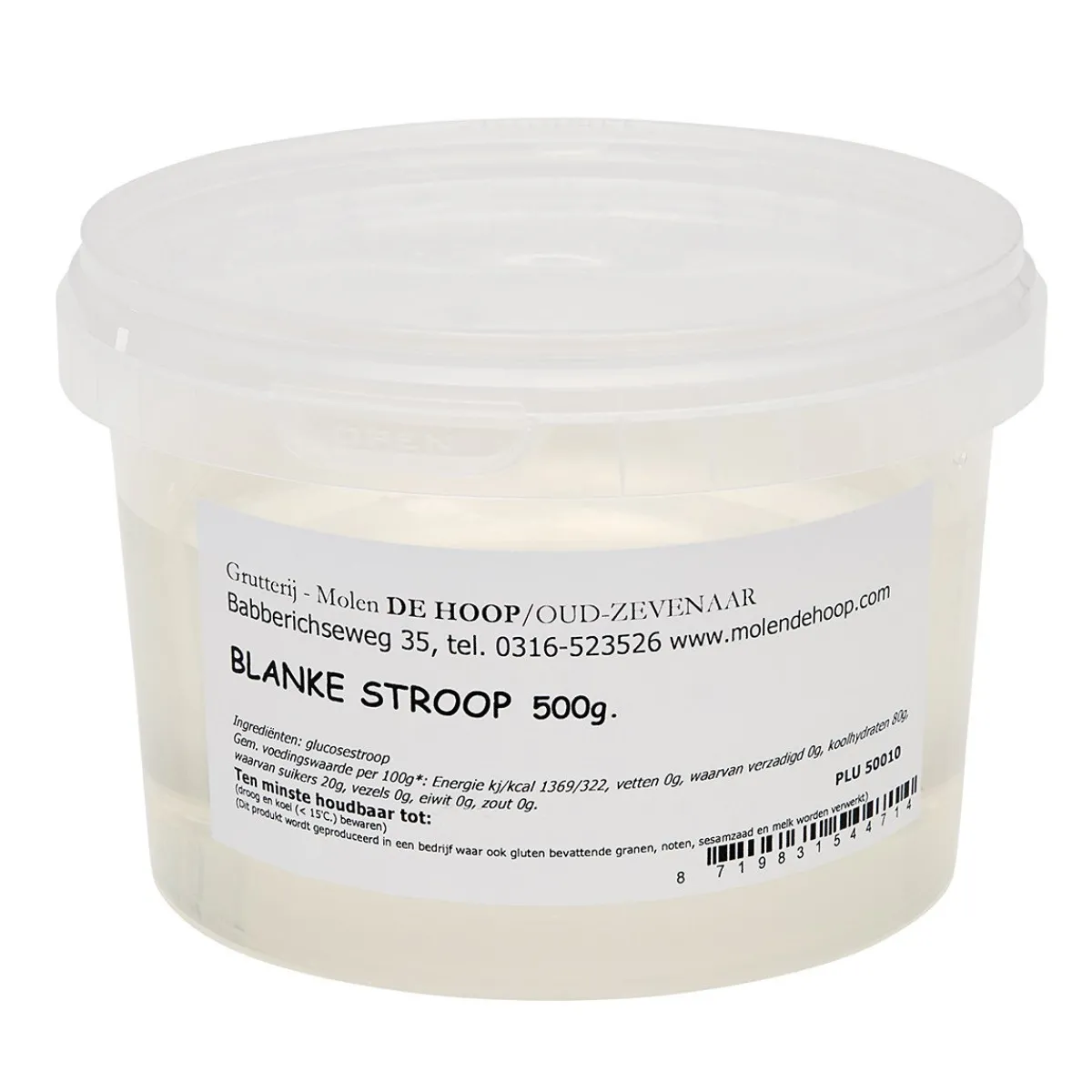 Discount Molen de Hoop Blanke Stroop 500gr