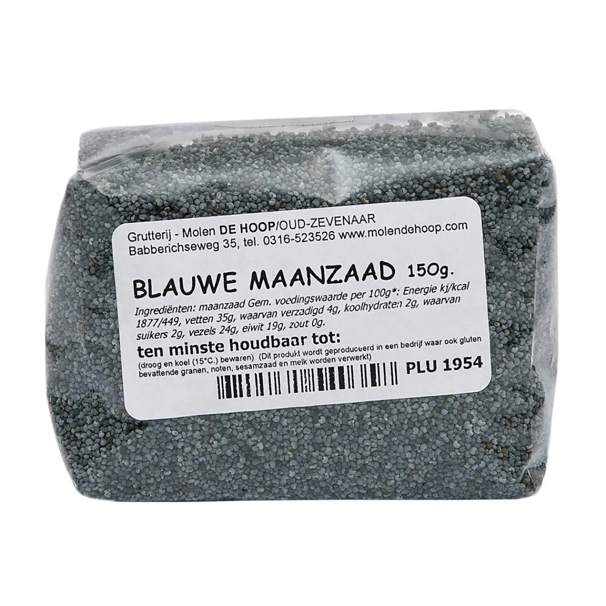 Online Molen de Hoop Blauw Maanzaad 150gr
