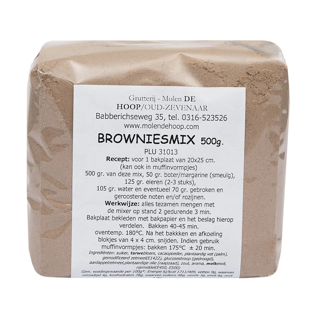 Discount Molen de Hoop Brownie mix 500gr