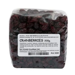 New Molen de Hoop Cranberry's 200gr