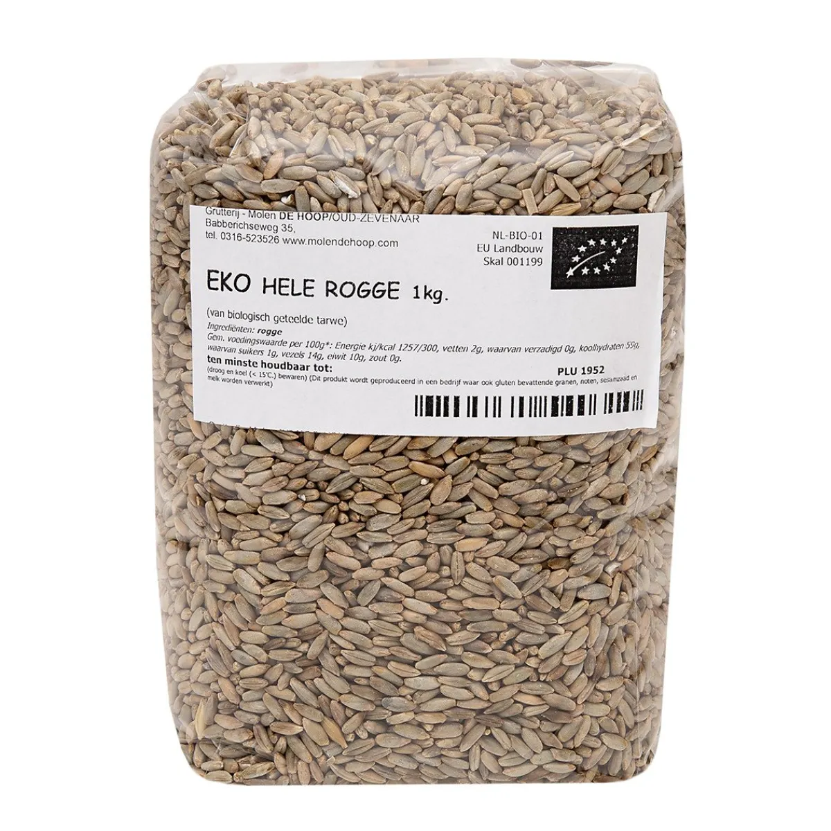 Hot Molen de Hoop EKO Hele Rogge 1kg