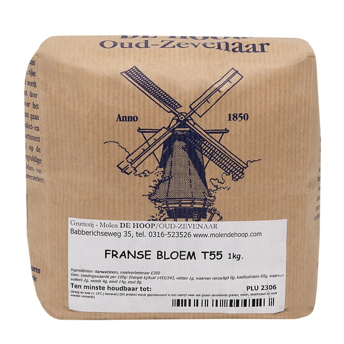 Outlet Molen de Hoop Franse Tarwebloem T55 1kg