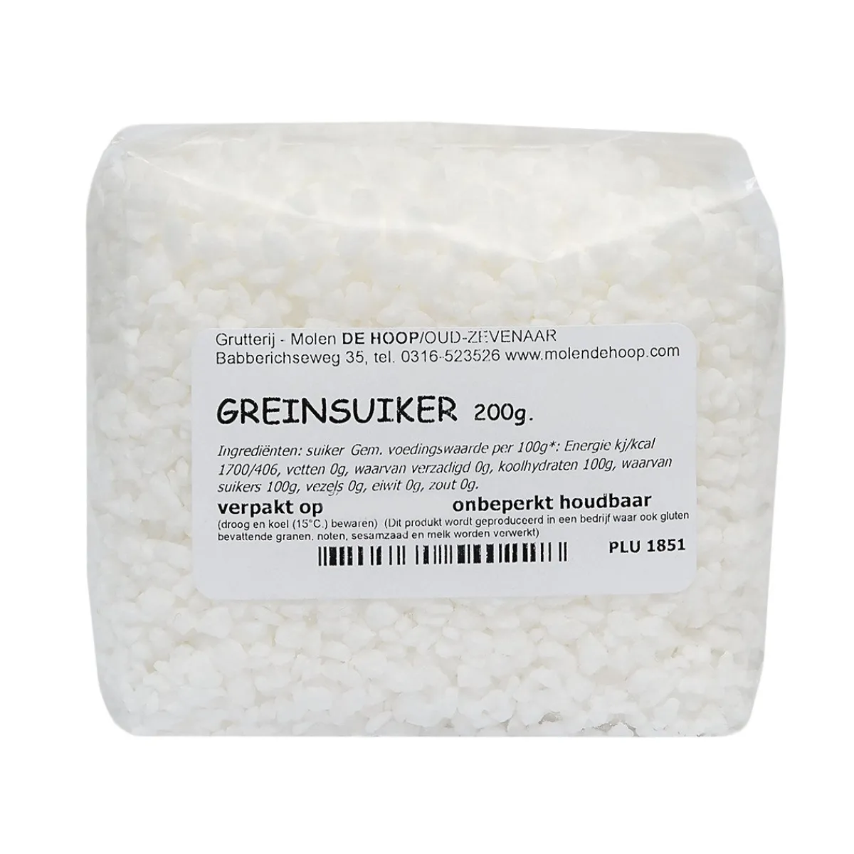 Sale Molen de Hoop Greinsuiker 200gr