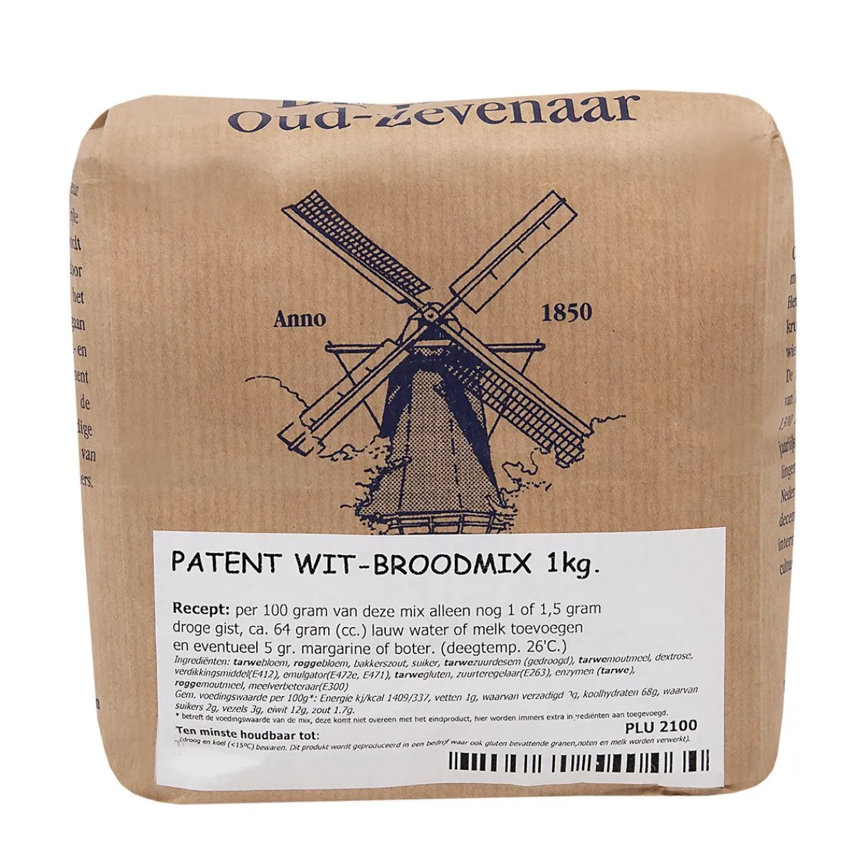 Hot Molen de Hoop Patent Wit-broodmix 1kg