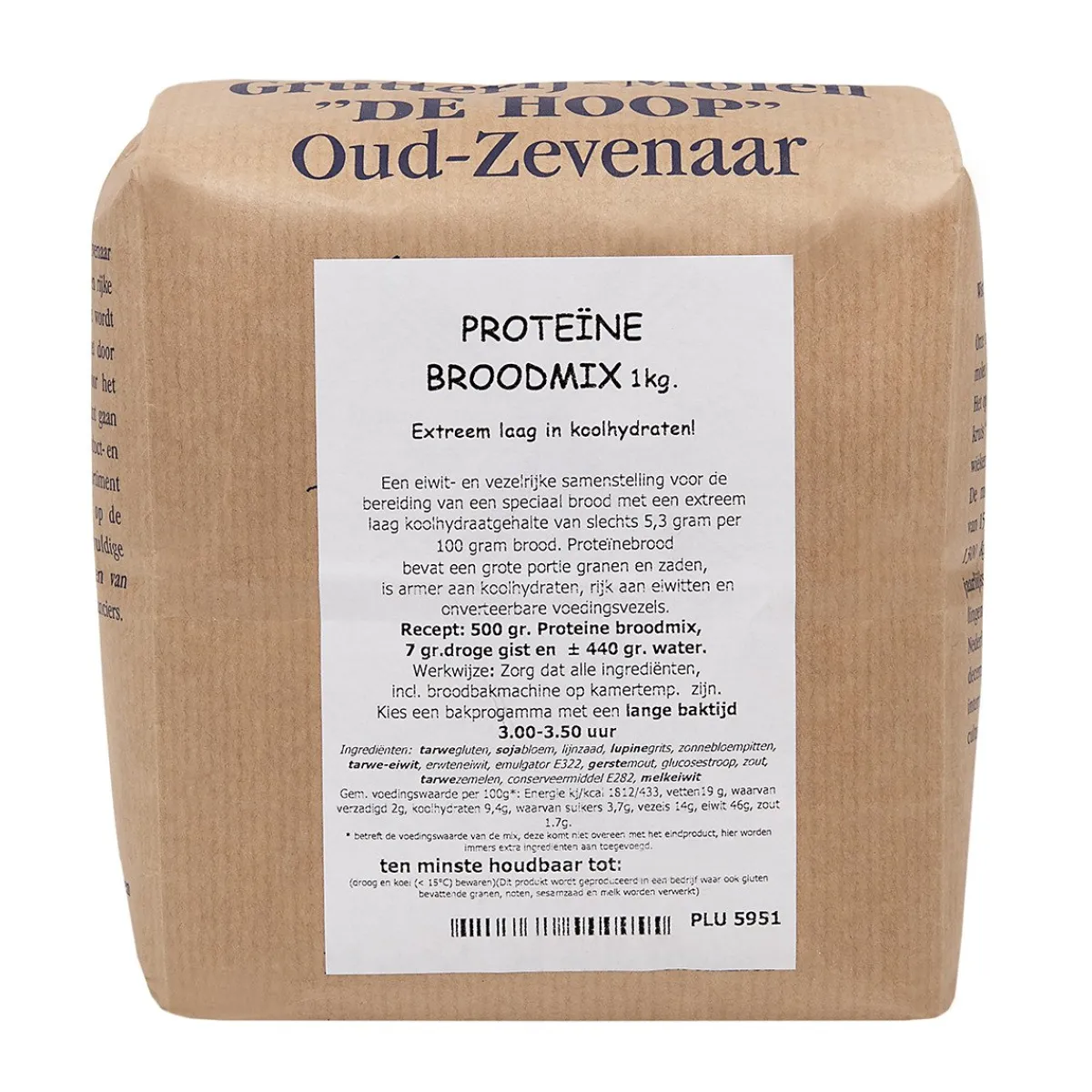 Sale Molen de Hoop Proteïne Broodmix (Koolhydraatarm) 1kg