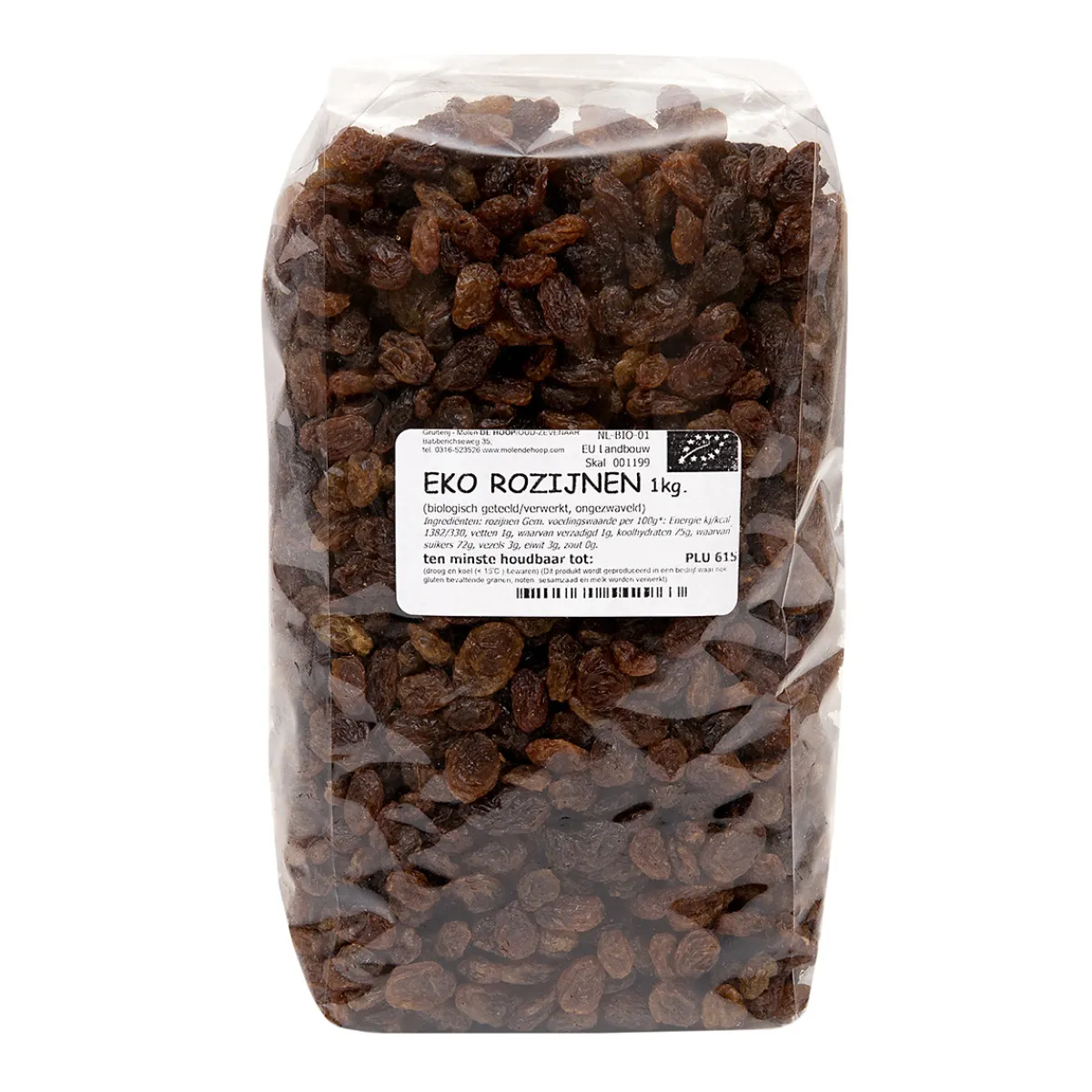Online Molen de Hoop Rozijnen EKO 1kg