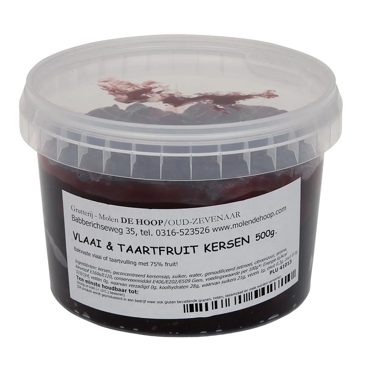 Discount Molen de Hoop Vlaai en Taartfruit Kersen 500 gr.