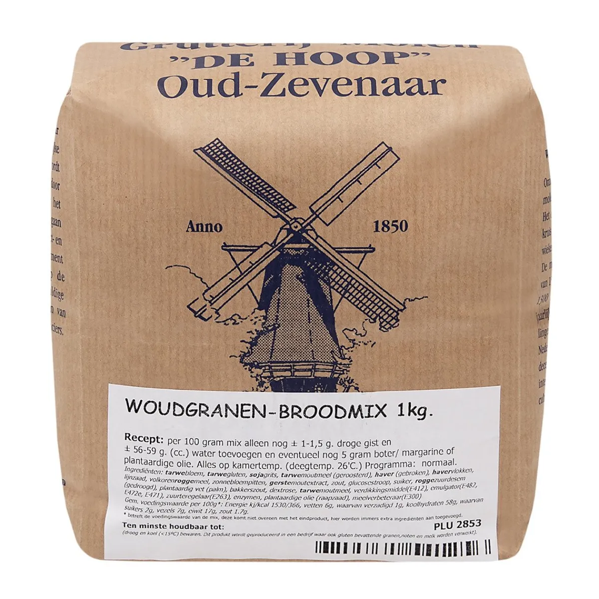 Best Molen de Hoop Woudgranen Broodmix 1kg