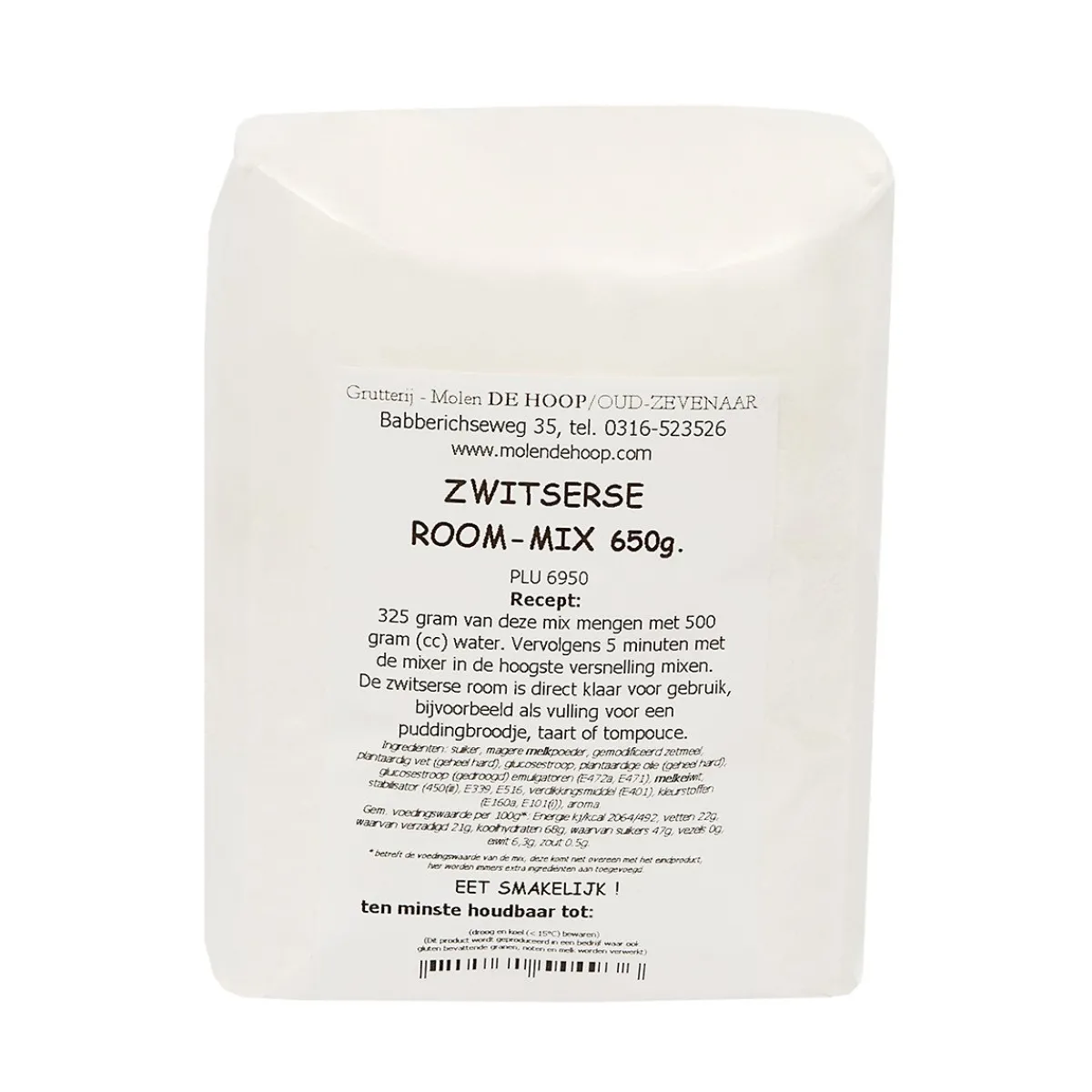 Outlet Molen de Hoop Zwitserse Roommix 650g