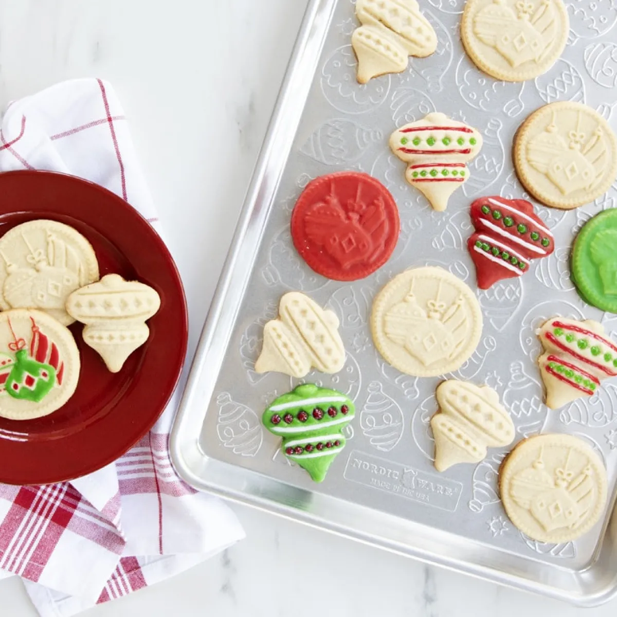 Sale Nordic Ware Koekjesstempel Holiday Set/3